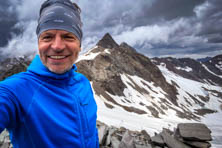 Summer trekking on the Stubai Glacier