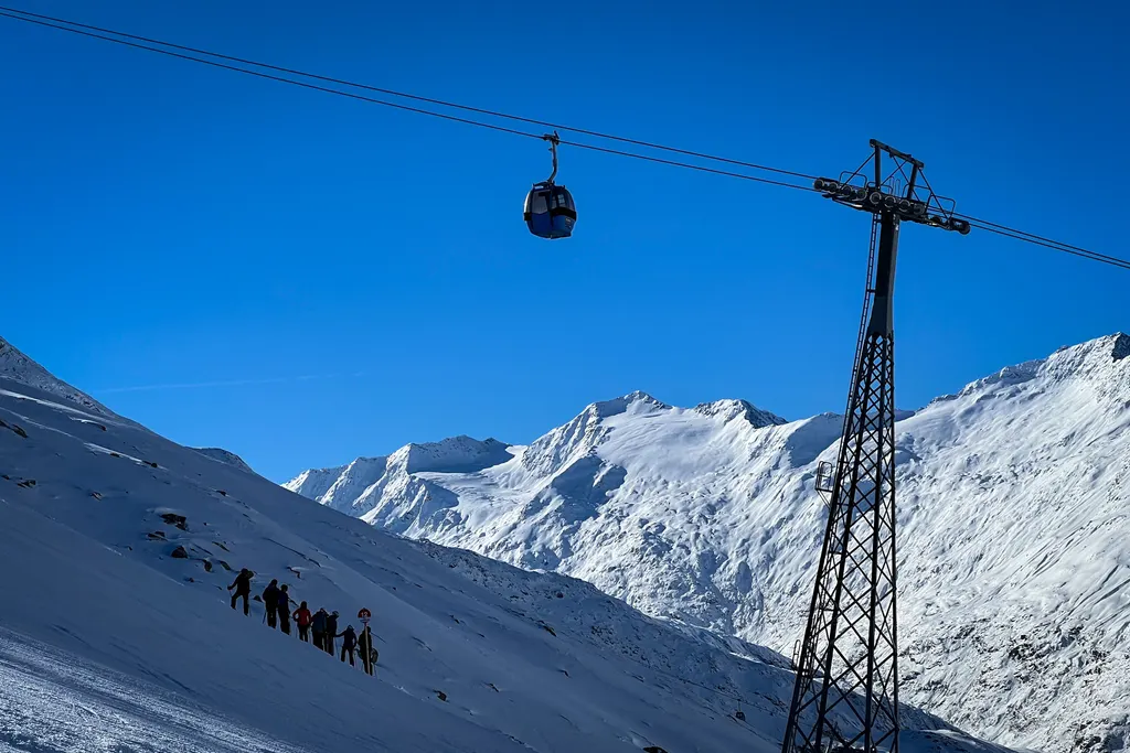 Gurgl at the start of the season, November 2023. Photo: J.Ciszak
