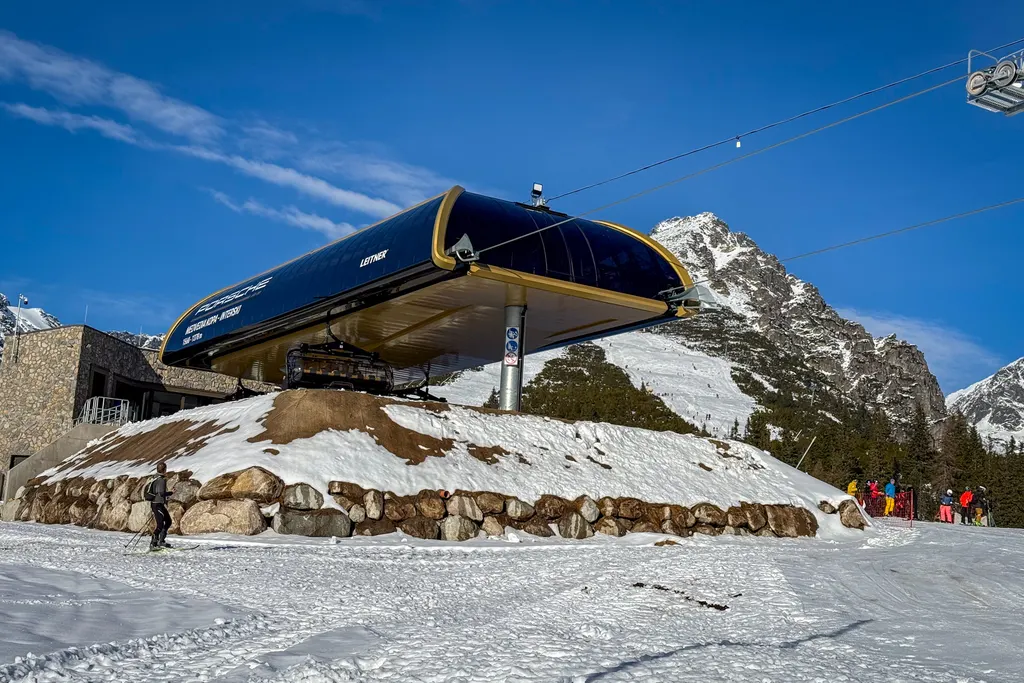 Štrbské Pleso, the new 8-seater chairlift. Photo: skionline.pl/J.Ciszak