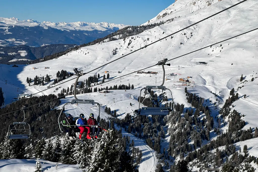 The Latemar ski resort in Italy. Photo: J. Ciszak
