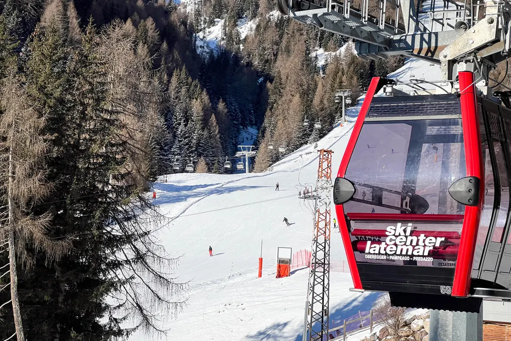 The Latemar ski resort in Italy. Photo: J. Ciszak