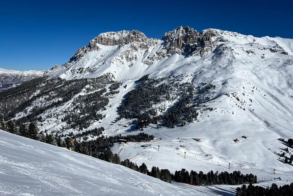 The Latemar ski resort in Italy. Photo: J. Ciszak
