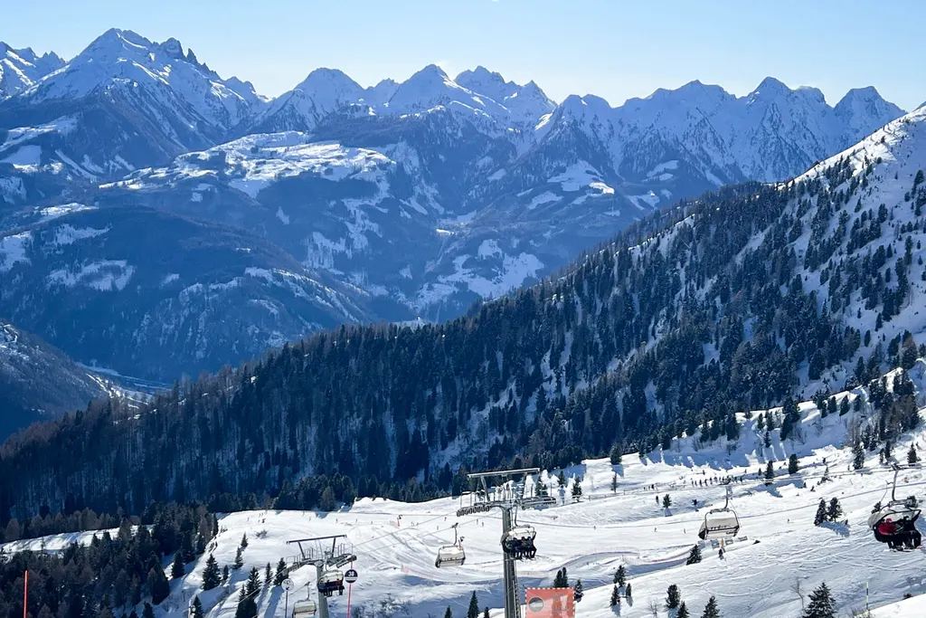 The Latemar ski resort in Italy. Photo: J. Ciszak