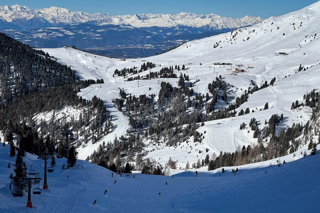 The Latemar ski resort in Italy. Photo: J. Ciszak