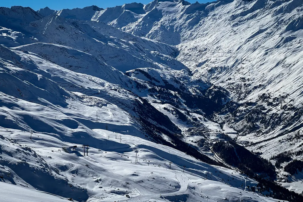 Gurgl at the start of the season, November 2023. Photo: J.Ciszak