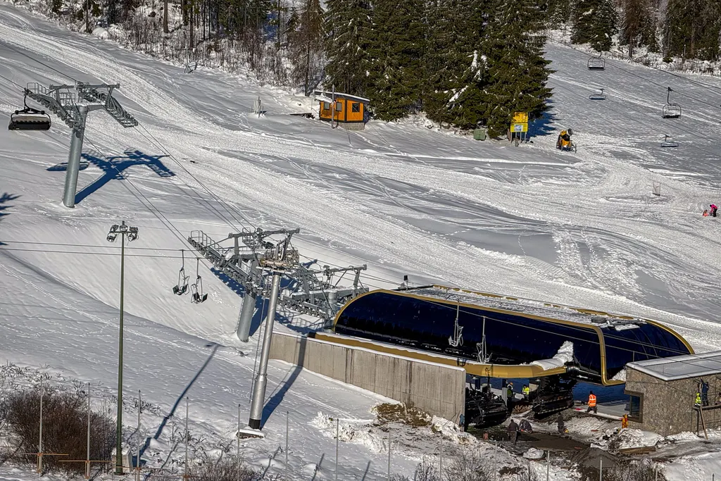 Štrbské Pleso, the new 8-seater chairlift. Photo: skionline.pl/J.Ciszak
