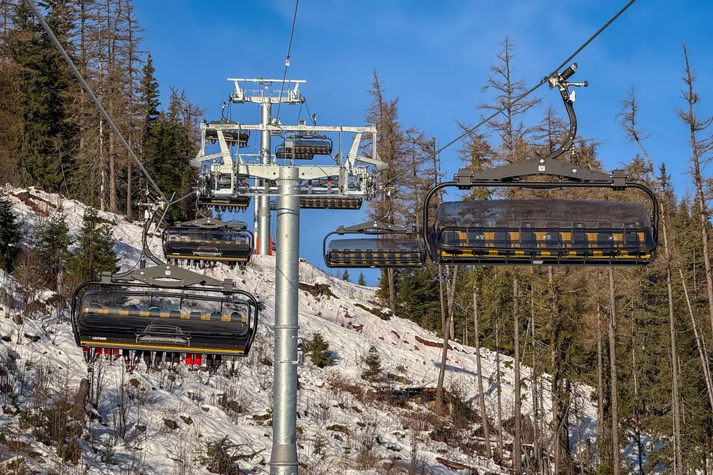 Štrbské Pleso, the new 8-seater chairlift. Photo: skionline.pl/J.Ciszak