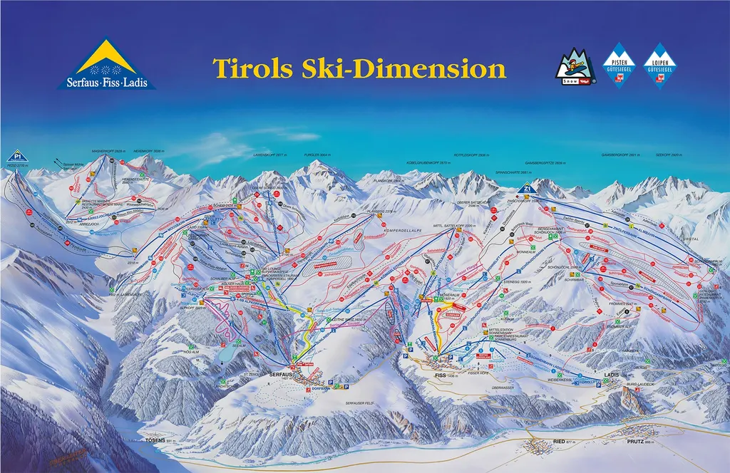 Serfaus-Fiss-Ladis piste map