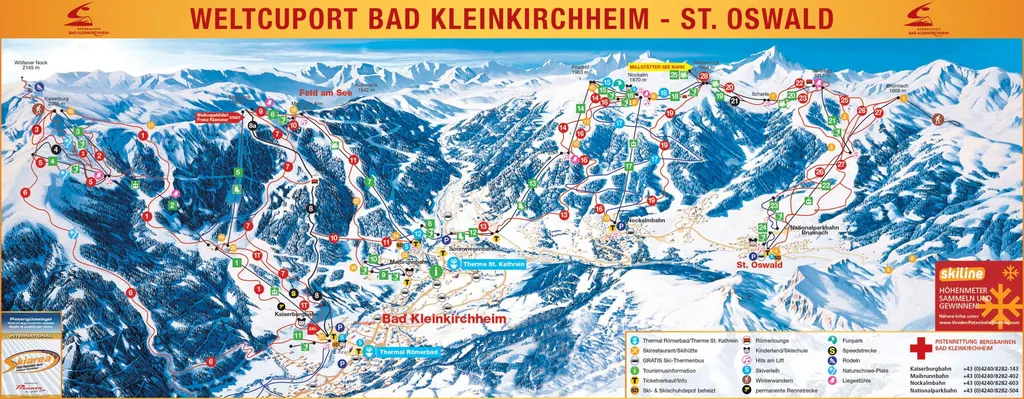 Bad Kleinkirchheim piste map