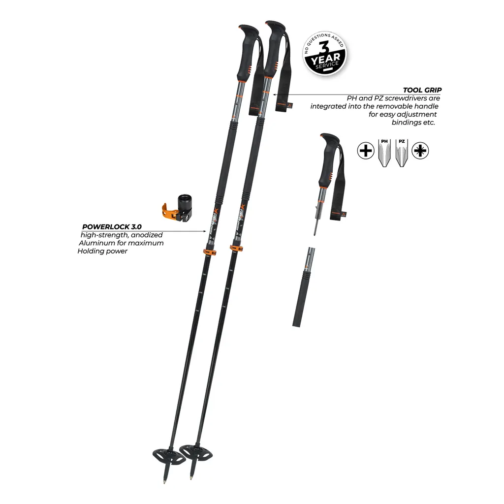 Komperdell D´scent TI Backcountry Toolgrip Vario