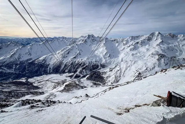 Maso Corto: view of the valley in winter
