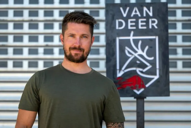 Marcel Hirscher of Austria presents the new VAN DEER-Red Bull Sports brand in Golling