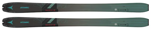 Touring skis with increased performance and lower impact