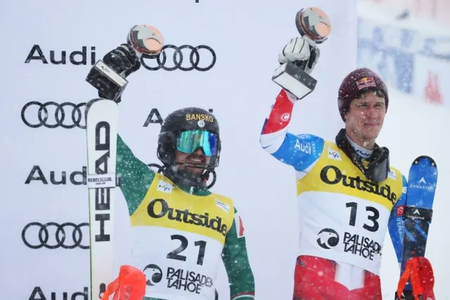 Rocketing from 25th place to the podium with the fastest run, Head