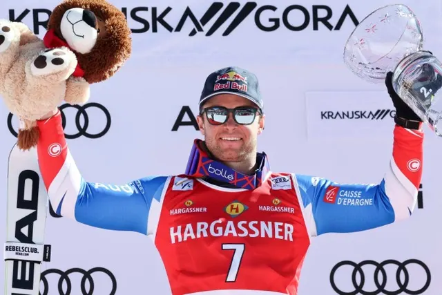 Alexis Pinturault podiums again in the Giant Slalom