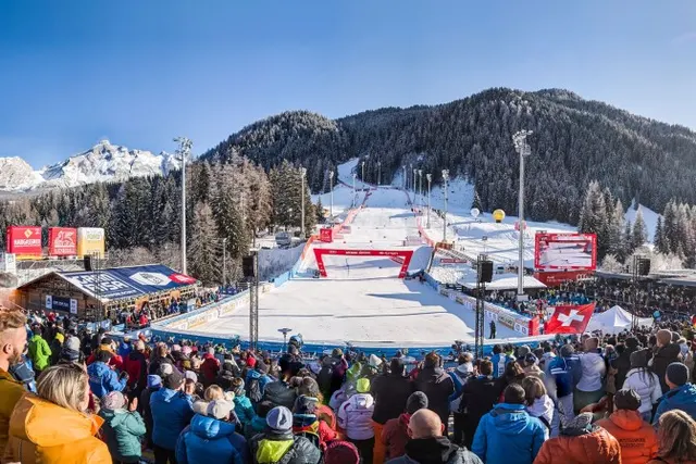 The Gran Risa, undisputed star of the 38th edition of the Alpine Ski World Cup races in Alta Badia