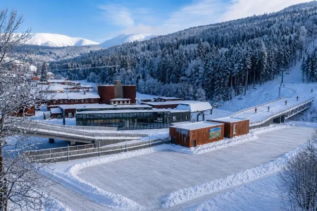Špindlerův Mlýn links its ski areas: I visited the building site and the launch of the new Audi Line Přehradní lift
