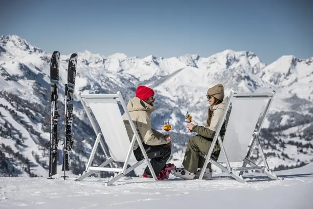 Obertauern: relaxing on the ski slopes