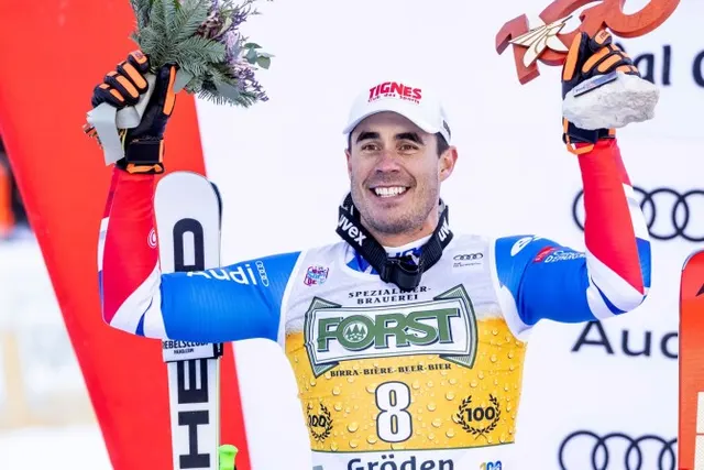 A cool Christmas present for Johan Clarey