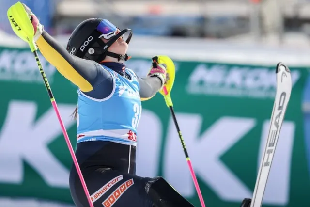 17-year-old Cornelia Öhlund skied the fastest run