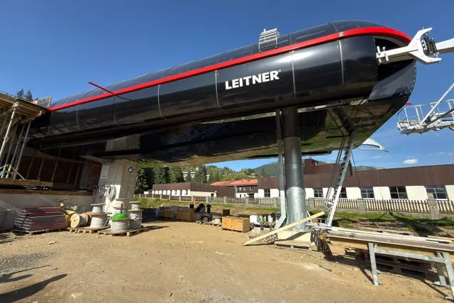 Špindlerův Mlýn links its ski areas: I visited the building site and the launch of the new Audi Line Přehradní lift