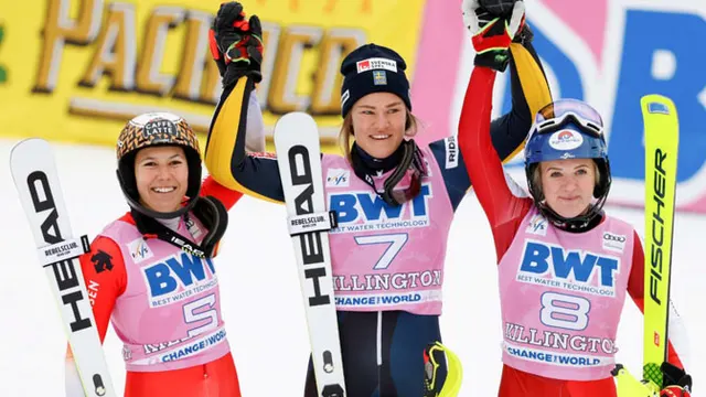 World Cup slalom podium, season 22/23