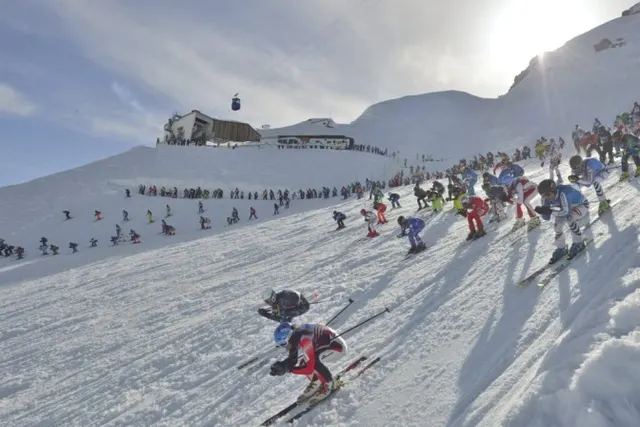 Start signal on the Valluga Ridge © TVB St. Anton am Arlberg/Photographer Josef Mallaun