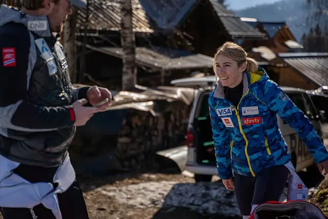 Mikaela testing at Reiteralm