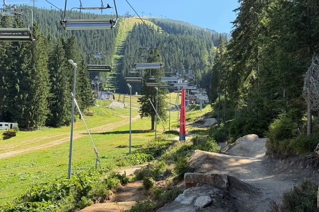 A new piste in Jasná, and a gondola next year. I went to see what is changing