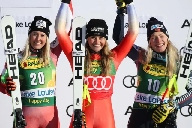 Suter leads Hütter and Mowinckel to triple victory in Lake Louise!
