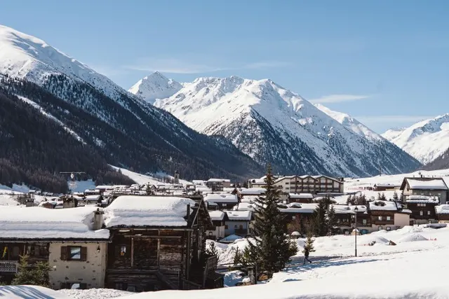 Livigno ski resort in Italy