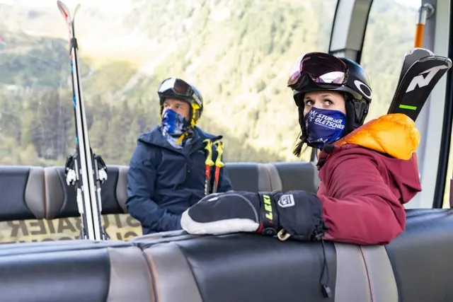 Gondola at the Stubai Glacier ©TVB Stubai Tirol/Gerhard Berger