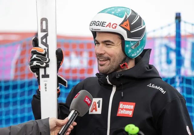 Lara Gut-Behrami is top in the Super-G too