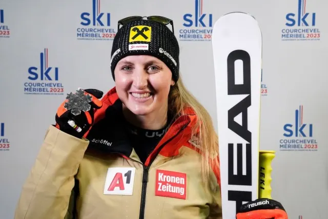 Silver for Nina Ortlieb in the Downhill