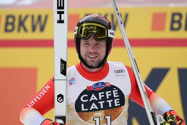 Lara Gut-Behrami is top in the Super-G too