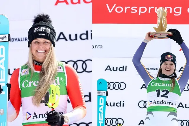 Victory for Corinne Suter and Emma Aicher in Soldeu