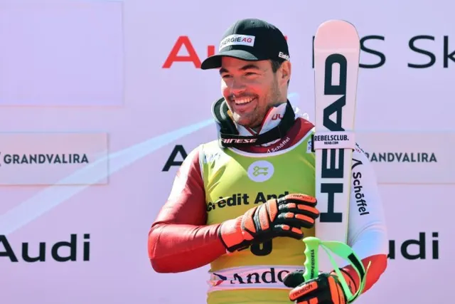 Vincent Kriechmayr second in the Downhill World Cup