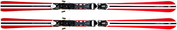 skis Vist Super Front Two Red/White/Black