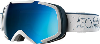 ski goggles Atomic REVEL S ML White / Blue Multilayer