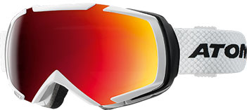 ski goggles Atomic REVEL RACING White / Red Multilayer