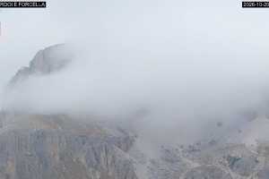 Live cam Val di Fassa Canazei - Belvedere Forcella Pordoi