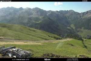 Live cam Val di Fassa Pozza di Fassa-Aloch-Buffaure Arrivo della segg Pala del Geiger
