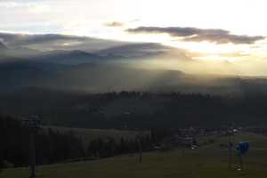 Live cam Małe Ciche  Widok z górnej stacji