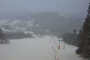 Live cam Lubomierz Lubomierz SKI Lubomierz ski - widok z górnej stacji