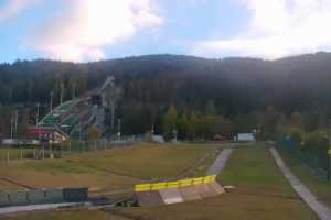 Live cam Zakopane  Wielka Krokiew - widok z dołu NOWOŚĆ