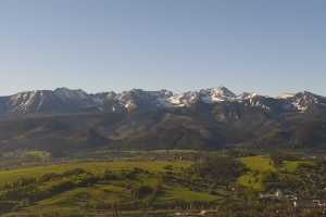 Live cam Zakopane  Widok na Tatry z Willi